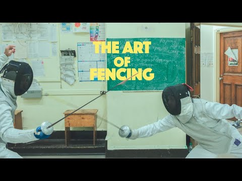 Representation of A Montreal fencing club is a world immersed in the art of the centuries-old discipline