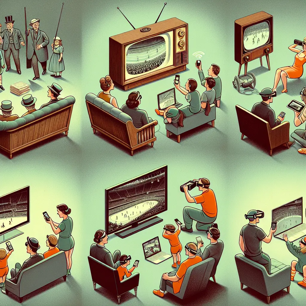 Representation of Evolution of Broadcasting Technologies in the Olympics