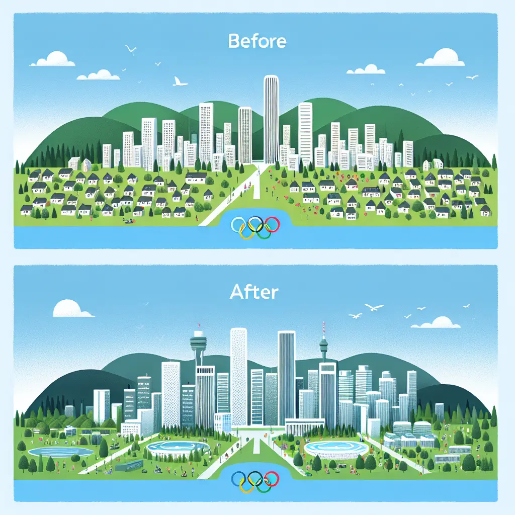 Representation of Impact of Urban Development on Olympic Host Cities