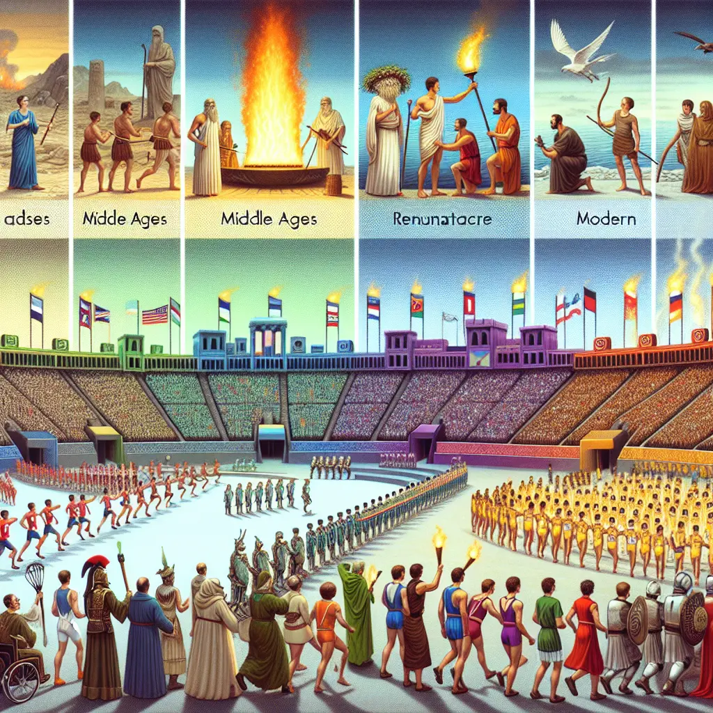 Representation of The Evolution of Olympic Opening Ceremony Performances