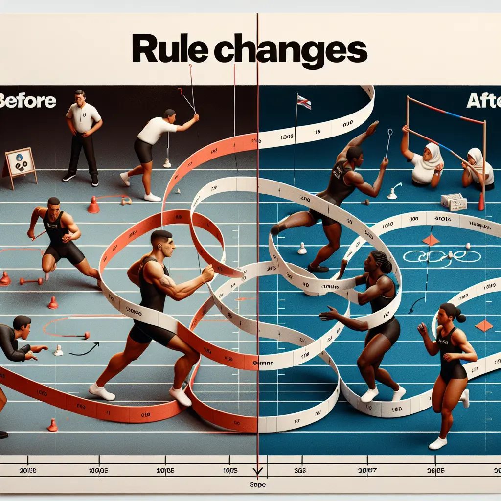 Representation of The Impact of Olympic Rule Changes on Athlete Strategies