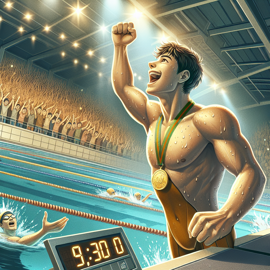 Representation of Srihari Nataraj Sets New Best Indian Time and Wins Gold in 200m Freestyle at Singapore National Swimming Championship